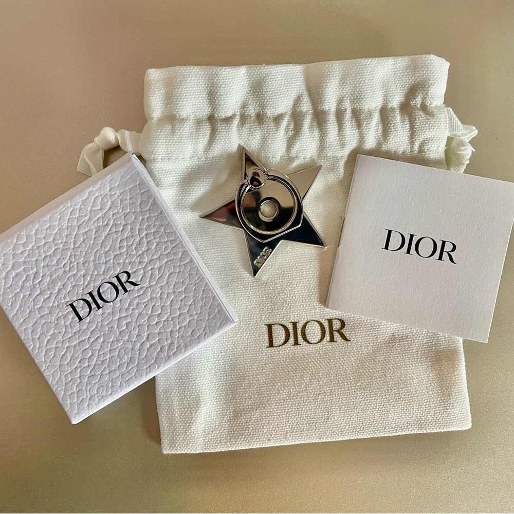 Dior phone ring and Dior drawstring